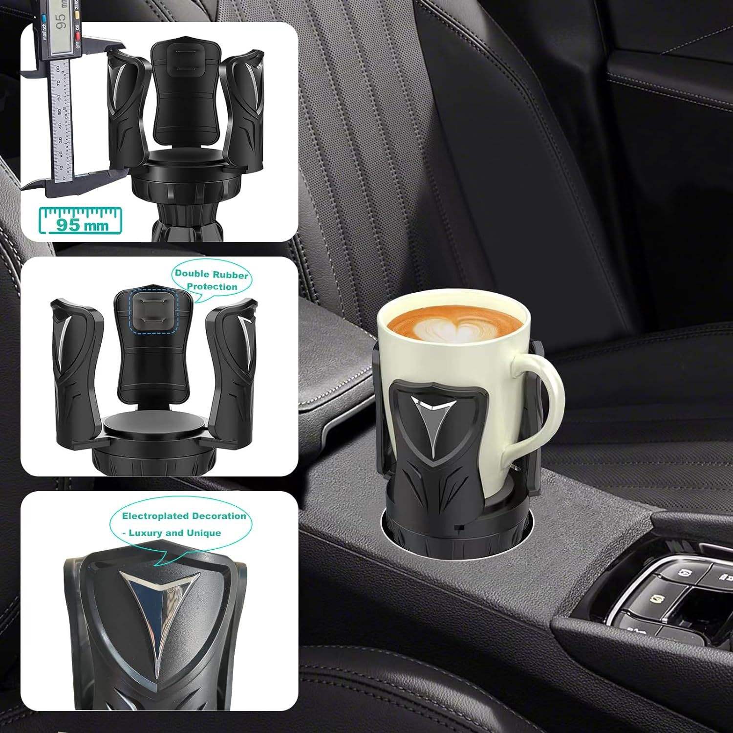 Upgraded Multi-functio<i></i>nal Dashboard Car Cup Holder Phone Mount DR-1009-1 | Qingronrui