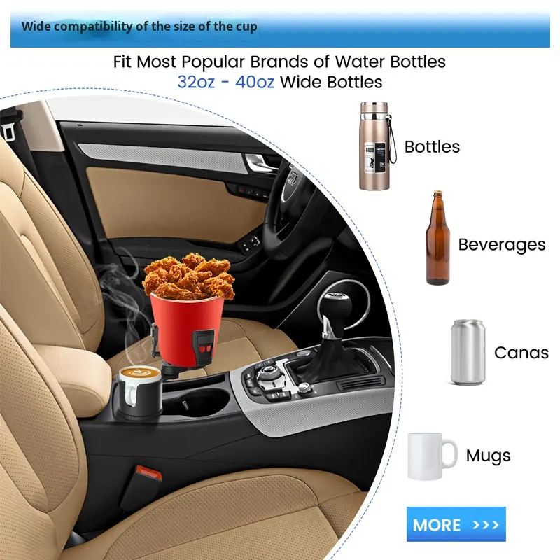 Ojiang DR-1001 Multi-function Adjustable ABS Car Dashboard Phone Holder with Cup Expander | Car Acce